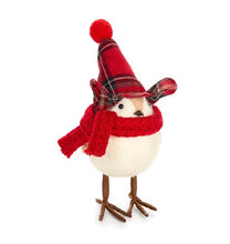 Carica l'immagine nel visualizzatore di Gallery, Uccellino decorativo con cappello Bear in Wonderland NUVOLE DI STOFFA