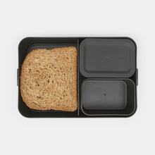 Carica l'immagine nel visualizzatore di Gallery, Lunchbox portavivande bento Make & Take Dark Grey
