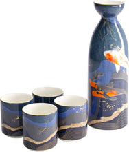 Carica l'immagine nel visualizzatore di Gallery, Set sake Tokyo Design Studio Koi Fish