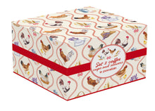 Carica l'immagine nel visualizzatore di Gallery, Set 2 tazzine da caffè con piattino in porcellana Country Life - Prezzo Outlet