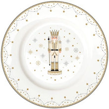Carica l'immagine nel visualizzatore di Gallery, Piatto piano in porcellana Ø19 Royal Nutcracker