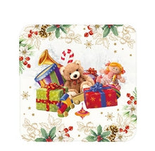 Carica l'immagine nel visualizzatore di Gallery, Set Tazza con cucchiaino in porcellana e sottobicchiere collezione Santa Is Coming - Prezzo Outlet