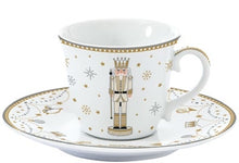 Carica l'immagine nel visualizzatore di Gallery, Set 2 tazzine da caffè con piattino Royal Nutcracker