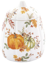 Carica l'immagine nel visualizzatore di Gallery, Barattolo con coperchio forma di zucca Ø11x16 Harvest