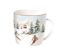 Carica l'immagine nel visualizzatore di Gallery, Tazza porcellana in scatola di latta Chalet