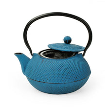 Carica l'immagine nel visualizzatore di Gallery, Teiera ghisa con filtro in acciaio inox "emai" L 1,2 Blu