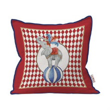 Carica l'immagine nel visualizzatore di Gallery, Cuscino decorativo 45x45 Circus - Elefante