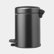 Carica l'immagine nel visualizzatore di Gallery, Pattumiera a pedale NewIcon Brabantia 3 lt Confident Grey