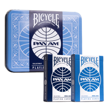Carica l'immagine nel visualizzatore di Gallery, Cofanetto 2 mazzi di carte da poker edizione Pan AM Bicycle