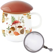 Carica l'immagine nel visualizzatore di Gallery, Tazza in porcellana 450ml con infusiera Autumn Breeze