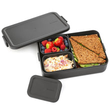 Carica l'immagine nel visualizzatore di Gallery, Lunchbox portavivande bento Make & Take Dark Grey