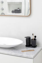 Carica l'immagine nel visualizzatore di Gallery, Set 3 accesori bagno ReNew Dark Grey
