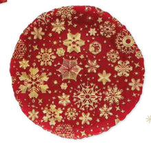 Carica l'immagine nel visualizzatore di Gallery, Piatto natalizio in vetro rosso GLASS PLATE