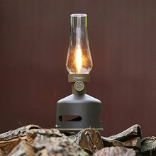 Carica l'immagine nel visualizzatore di Gallery, Lampada ricaricabile con altoparlante bluetooth KOOKOO MoriMori Bianco Perlato