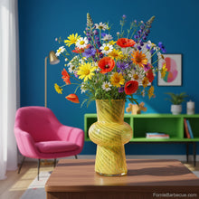 Carica l'immagine nel visualizzatore di Gallery, Vaso per fiori in vetro Twist & Match Giallo