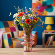 Carica l'immagine nel visualizzatore di Gallery, Vaso per fiori in vetro Twist & Match Rosa