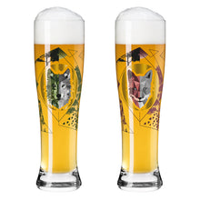 Carica l'immagine nel visualizzatore di Gallery, Set 2 bicchieri da birra BRAUCHZEIT VOLPE & LUPO RITZENHOFF