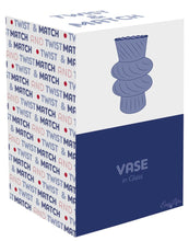 Carica l'immagine nel visualizzatore di Gallery, Vaso per fiori in vetro Twist & Match Blu