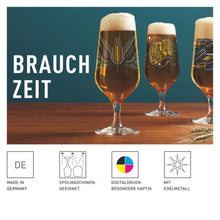 Carica l'immagine nel visualizzatore di Gallery, Confezione 2 calici birra pils RITZENHOFF #1 #2