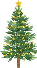 Carica l'immagine nel visualizzatore di Gallery, Piatto dessert in porcellana Ø19 Festive Trees - Prezzo Outlet
