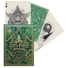 Carica l'immagine nel visualizzatore di Gallery, Carte da poker Harry Potter Serpe Verde