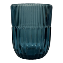 Carica l'immagine nel visualizzatore di Gallery, Set 6 tumbler in vetro "Qualcosa d'Antico" Blu Livellara