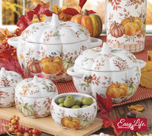 Carica l'immagine nel visualizzatore di Gallery, Barattolo con coperchio forma di zucca Ø11x16 Harvest