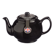 Carica l'immagine nel visualizzatore di Gallery, Teiera in porcellana 1100ml 6 Cup Teapot Glossy Black
