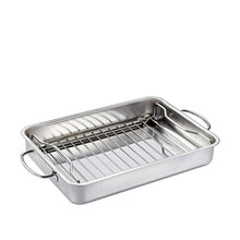 Carica l'immagine nel visualizzatore di Gallery, Rostiera rettangolare inox BBQ Style 40x31 Kūchenprofi