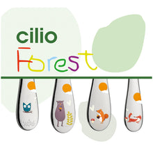 Carica l'immagine nel visualizzatore di Gallery, Set posate per bambini in acciaio Forest
