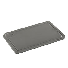 Carica l'immagine nel visualizzatore di Gallery, Tagliere scanalato Comfort X-Plus con piedini antiscivolo 36x23 grigio