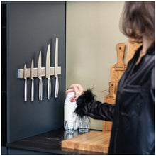 Carica l'immagine nel visualizzatore di Gallery, Set 6 pz coltelli + barra magnetica Oslo+ Boska