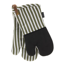 Carica l'immagine nel visualizzatore di Gallery, Set 2 guanti da forno ZicZac Yinte Olive Green