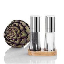 Carica l'immagine nel visualizzatore di Gallery, Set Macina sale e pepe da tavola Ad Hoc Menagere Crystal