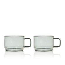 Carica l'immagine nel visualizzatore di Gallery, Set 2 tazze da the in vetro fumè Impact AdHoc