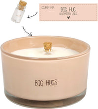 Carica l'immagine nel visualizzatore di Gallery, Candela di soia MESSAGE IN A BOTTLE BIG HUG di MyFlame
