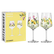 Carica l'immagine nel visualizzatore di Gallery, Set 2 calici SOMMERTAU LIMONCELLO RITZENHOFF offerta prendi 2 paghi 1