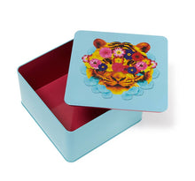 Carica l'immagine nel visualizzatore di Gallery, Scatola in latta quadrata Masktiger Gangzai Design