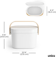 Carica l'immagine nel visualizzatore di Gallery, Pattumiera contenitore per compost Bellwood bianco
