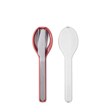 Carica l'immagine nel visualizzatore di Gallery, Set 3pz posate acciaio in custodia Ellipse rosa