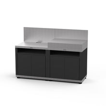 Carica l'immagine nel visualizzatore di Gallery, Cucina per esterno 2 elementi in linea top acciaio inox Le Marquier
