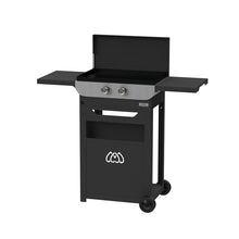 Carica l'immagine nel visualizzatore di Gallery, Plancha a gas 5,4 kW Original 260 con carrello Le Marquier