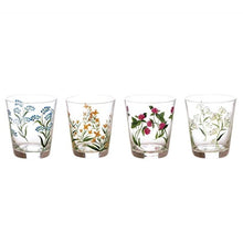 Carica l'immagine nel visualizzatore di Gallery, Set 4 tumbler dipinti a mano Ancora più Flora