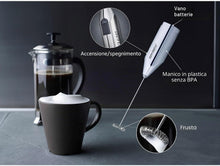Carica l'immagine nel visualizzatore di Gallery, Schiumalatte cappuccinatore Aerolatte Cromato