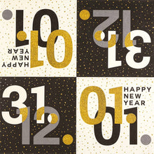 Carica l'immagine nel visualizzatore di Gallery, Conf. 20 tovaglioli di carta Capodanno - Anno Nuovo