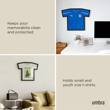 Carica l'immagine nel visualizzatore di Gallery, Cornice da parete per maglietta T-Frame Small Umbra