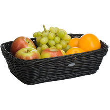 Carica l'immagine nel visualizzatore di Gallery, Cestino PP rettangolare 31x21x9 nero