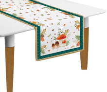 Carica l'immagine nel visualizzatore di Gallery, Runner 100% cotone Autumn Breeze verde