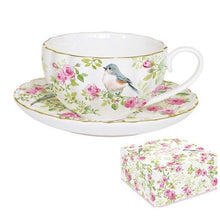 Carica l'immagine nel visualizzatore di Gallery, Tazza da tè con piattino Spring Time
