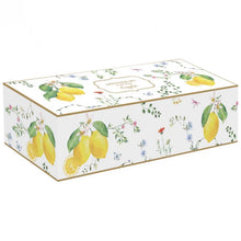 Carica l'immagine nel visualizzatore di Gallery, Set aperitivo 3 ciotole con vassoio in bamboo Fleurs et Citrons
